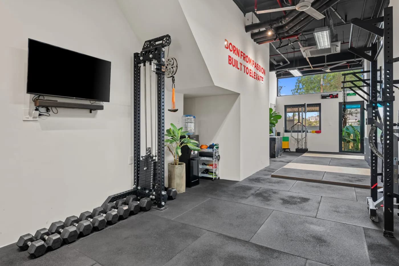 Inside the Elevate gym