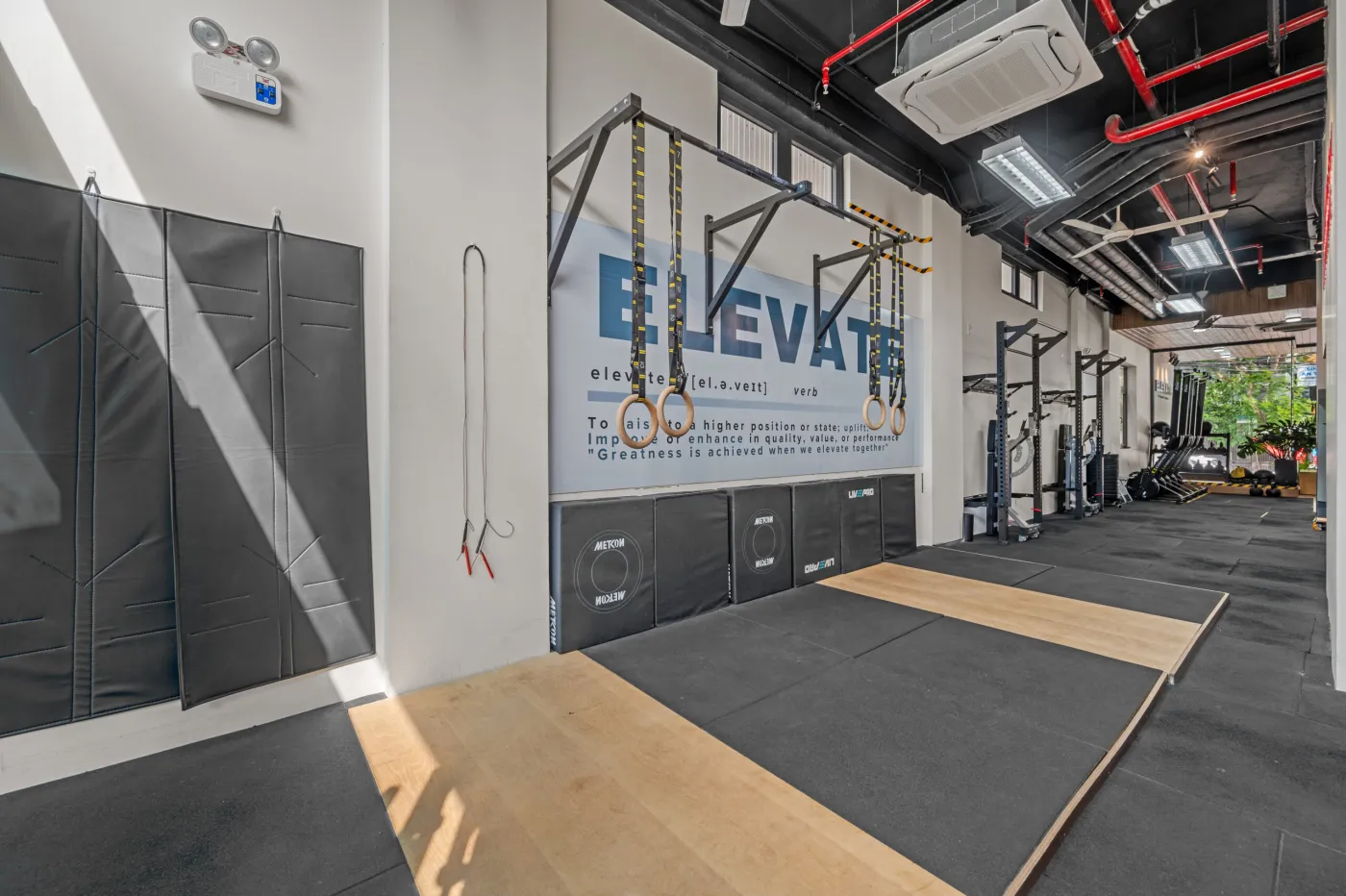 Inside the Elevate gym